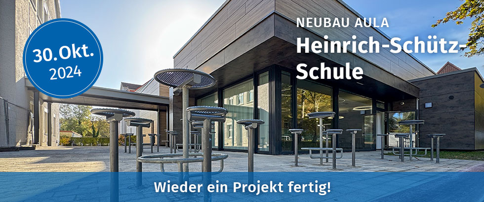 Neubau Aula für die Heinrich-Schütz-Schule